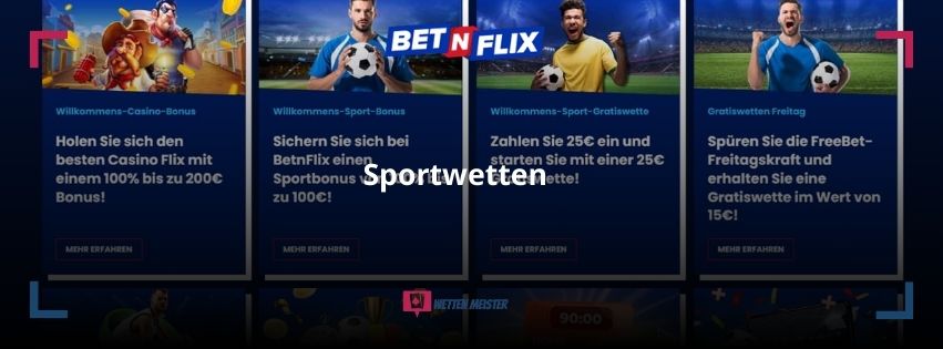 Sportwetten BetNFlix
